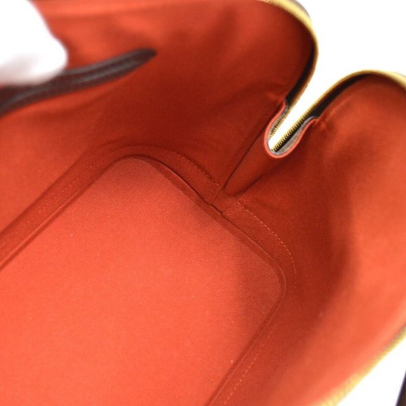 Authenticity Guarantee LOUIS VUITTON ALMA HANDBAG PURSE DAMIER EBENE N51131 AUTH - Picture 8 of 12